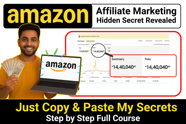 Amazon Affiliate Marketing With My Copy-Paste Blueprint Course
