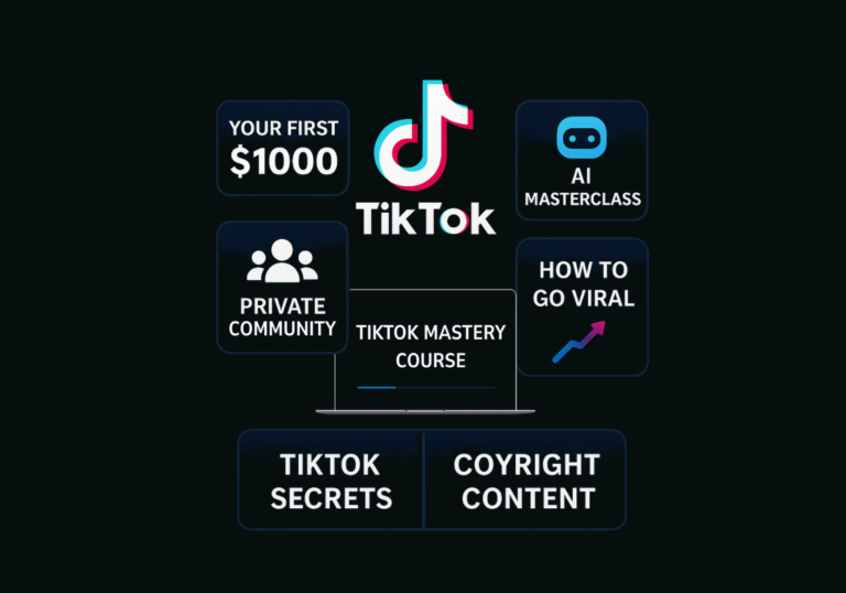 AI Tiktok Monetisation Mastery Full Course